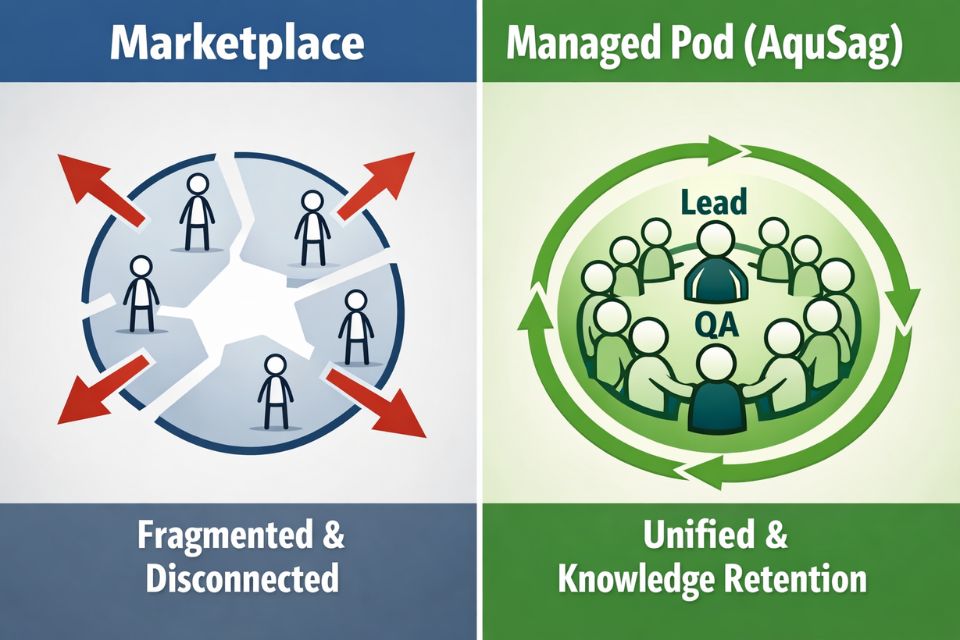 AI training churn, RLHF talent retention, managed workforce for AI, human-in-the-loop stability, technical SME retention, model performance impact
